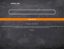 Tablet Screenshot of makoro.com